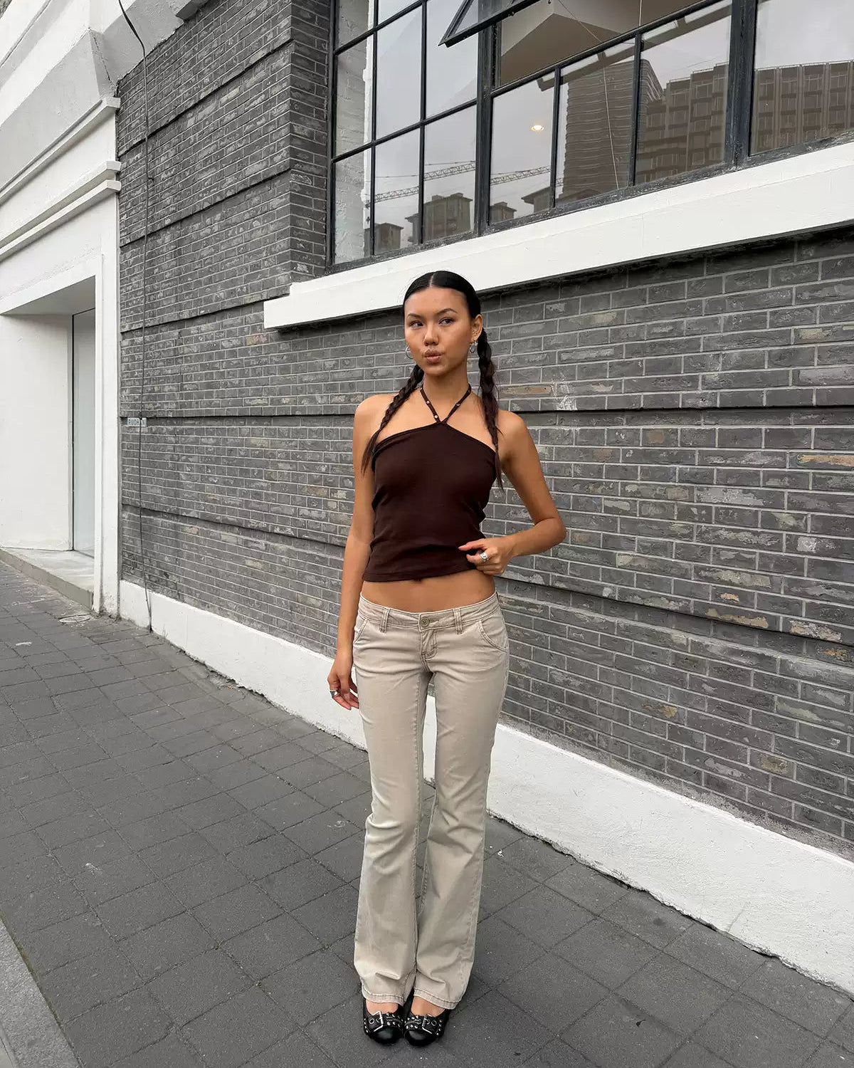Elle | Back to 2000s Low Rise Flared Pants