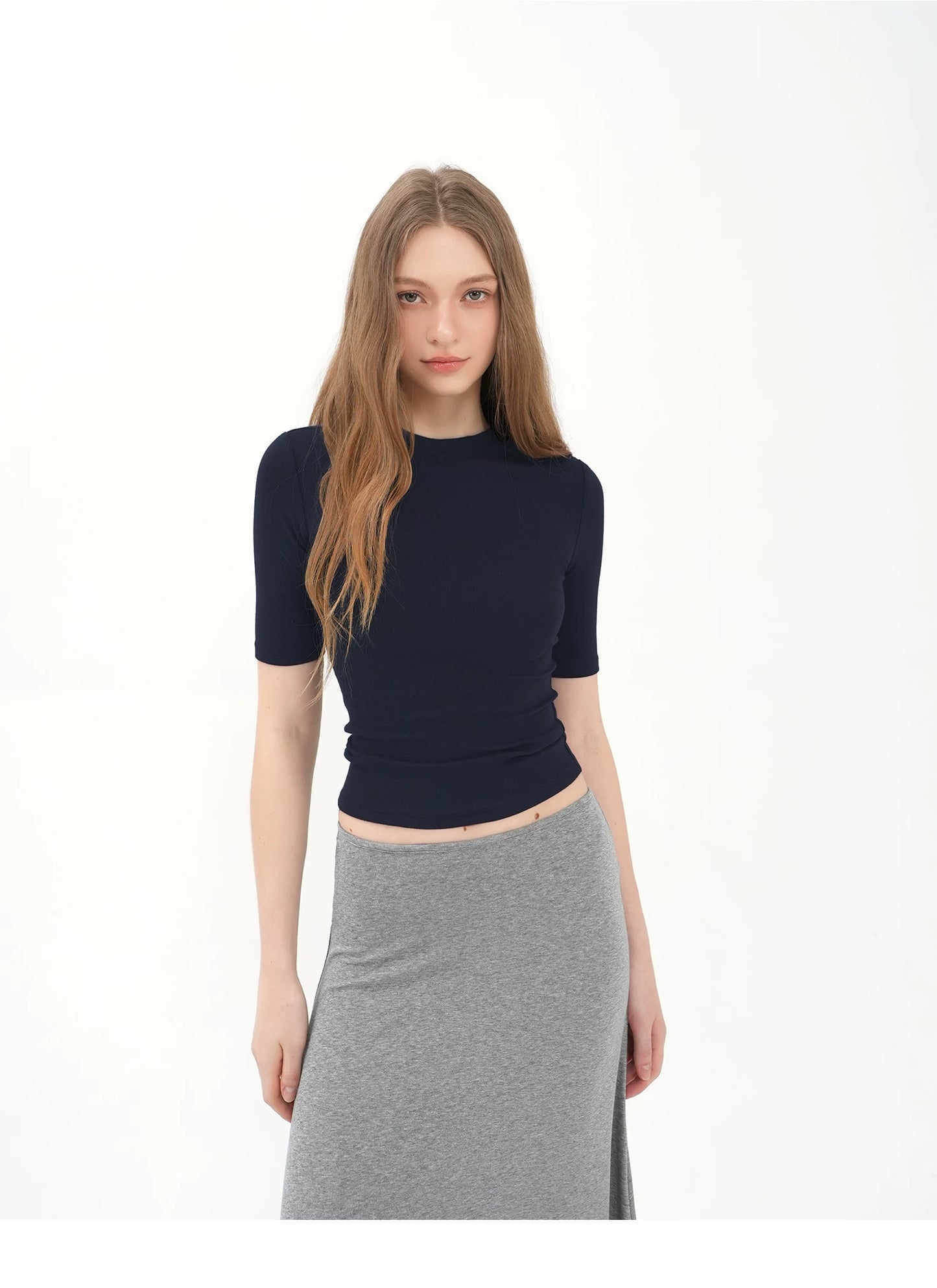 Elle | Essential Mid Sleeve Tee