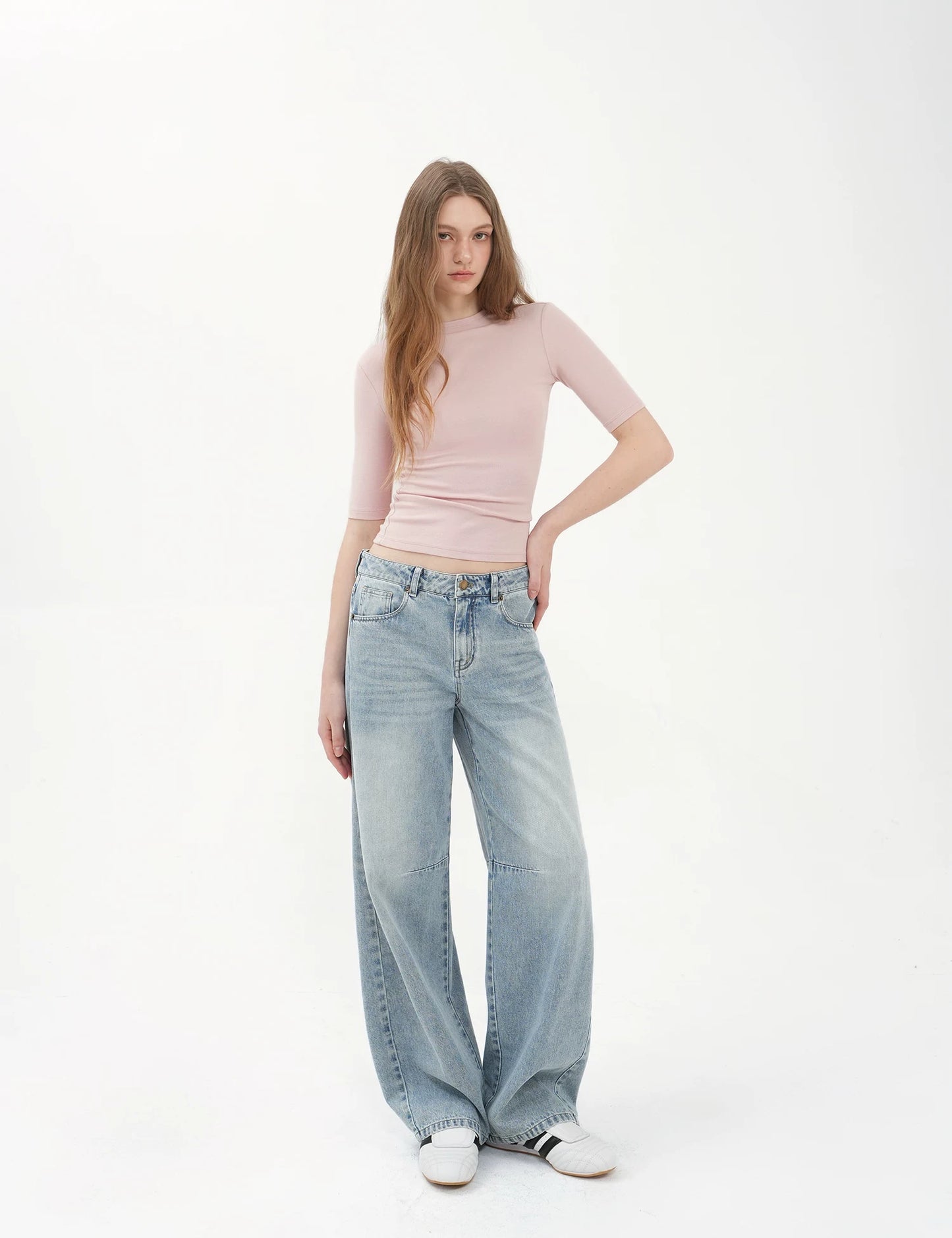 Elle | Essential Mid Sleeve Tee