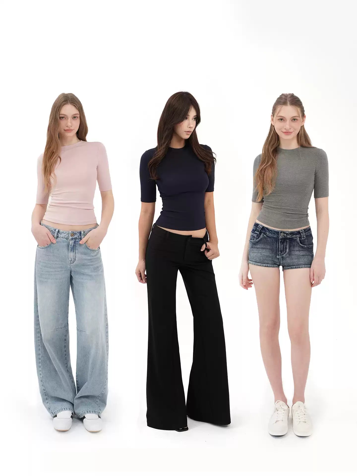 Elle | Essential Mid Sleeve Tee