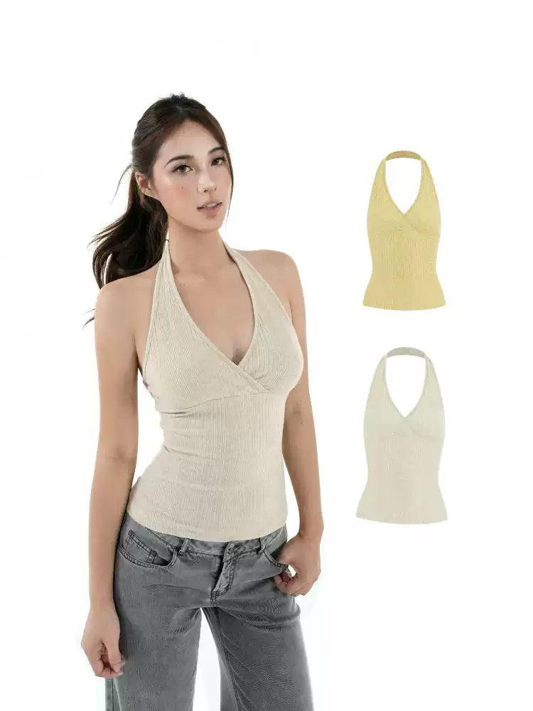 Elle| Everyday Halter Knit Top