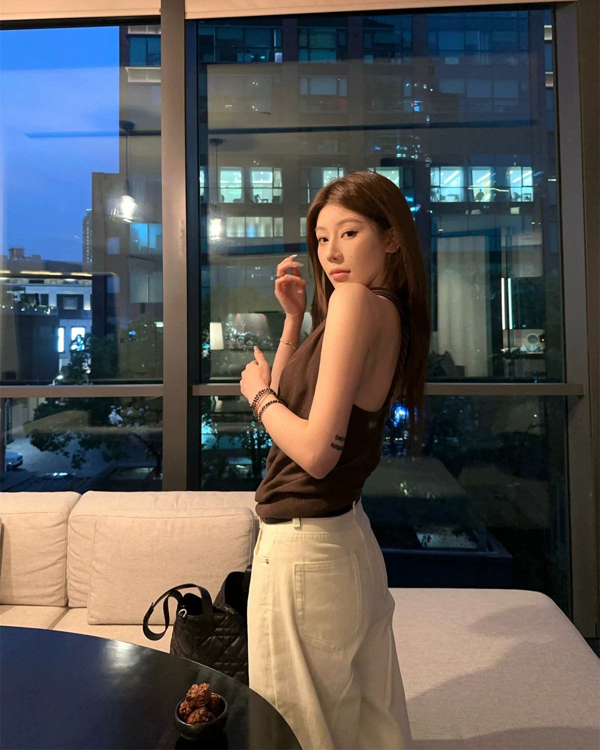 Elle | Draped Halter Top