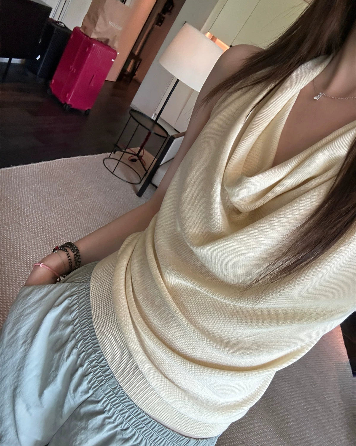 Elle | Draped Halter Top