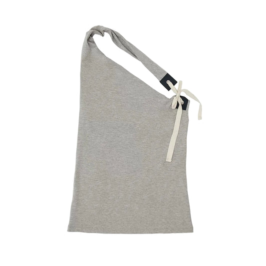 Elle | Grey Modal Halter Tie Top