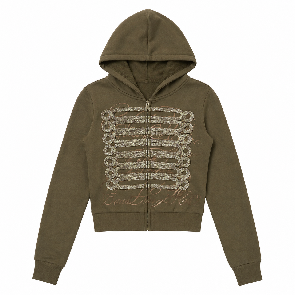 Elle | Napoleon Military Zip Hoodie