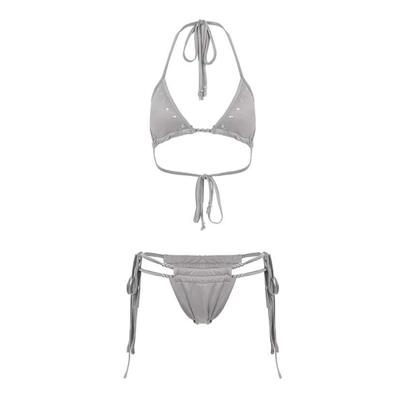Elle | Nerina Studded Beaded Bikini Set
