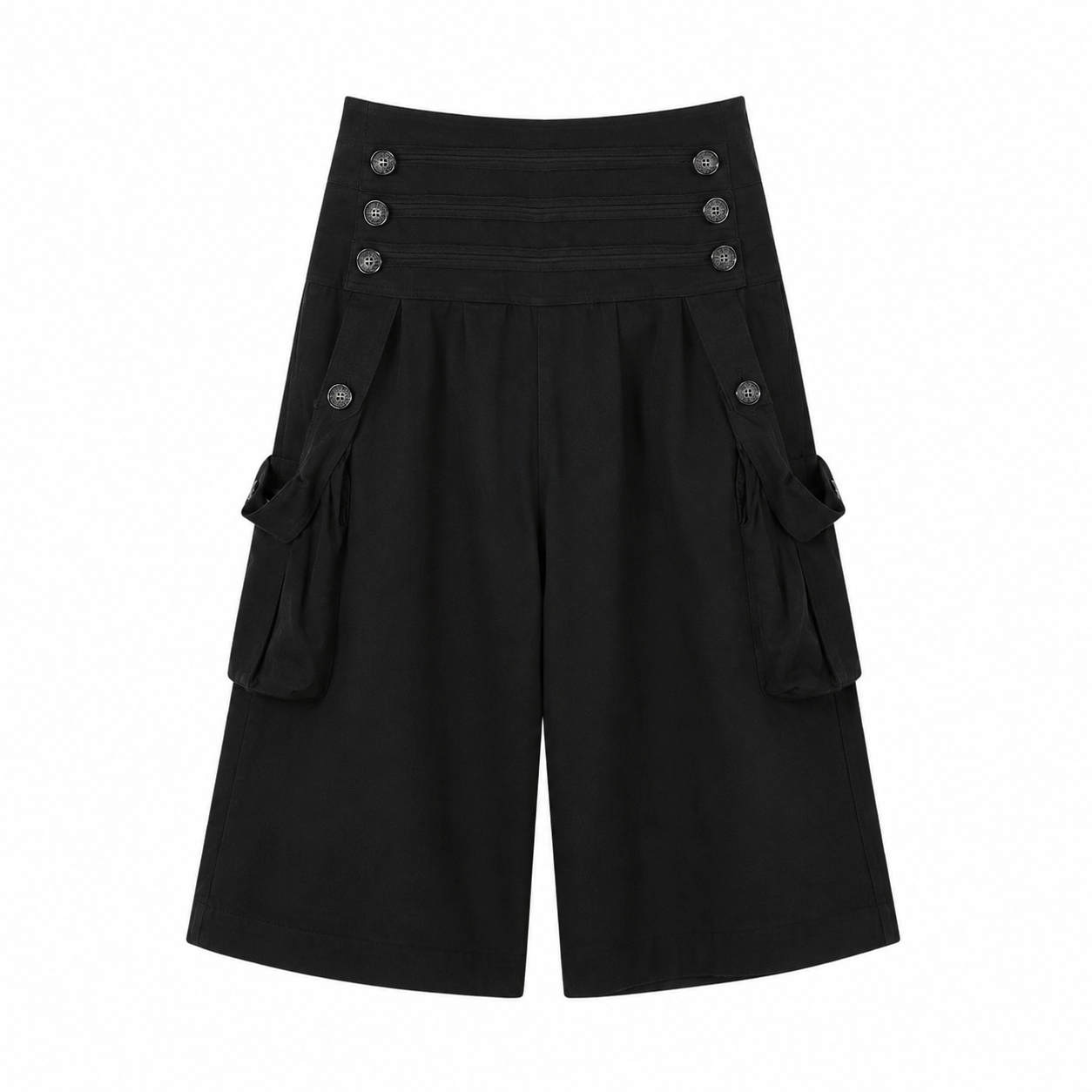 Elle | Palace Button Cargo Culottes