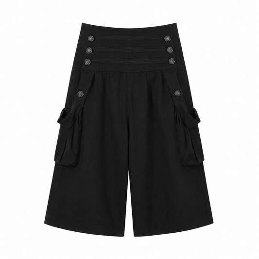 Elle | Palace Button Cargo Culottes
