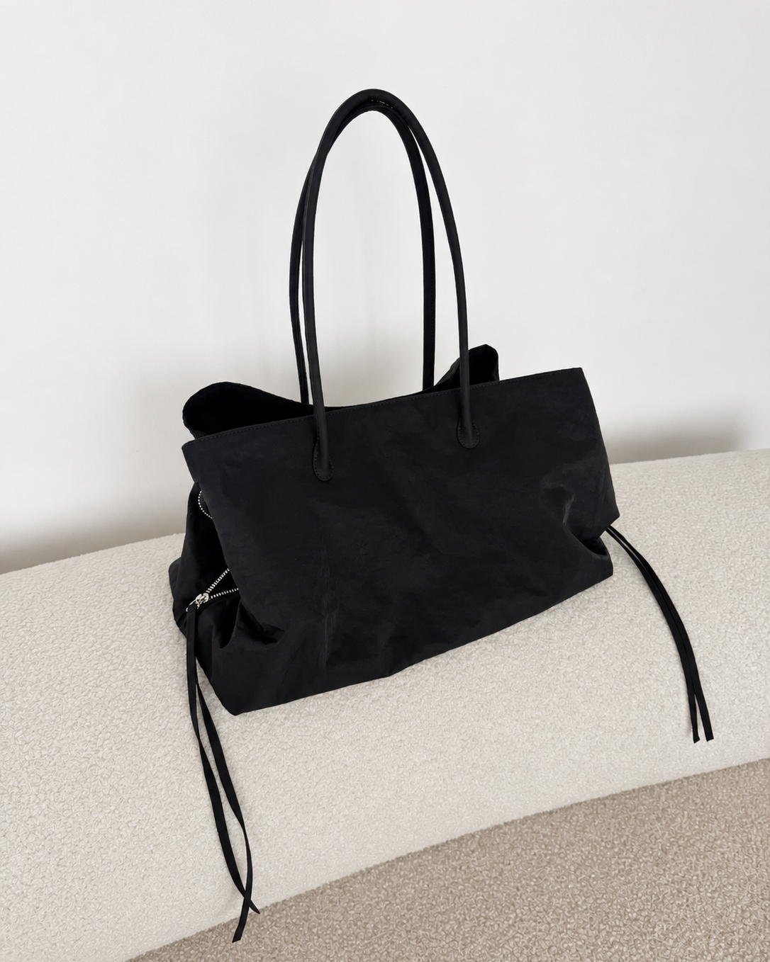 Elle | Parachute Nylon Multi-Compartment Tote Bag