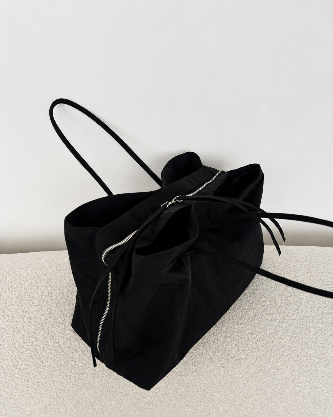 Elle | Parachute Nylon Multi-Compartment Tote Bag