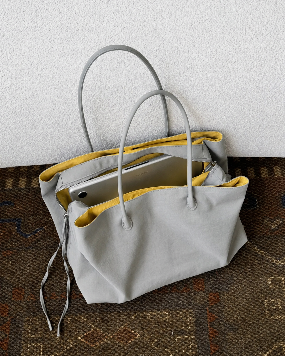Parachute Nylon Multi-Compartment Tote Bag