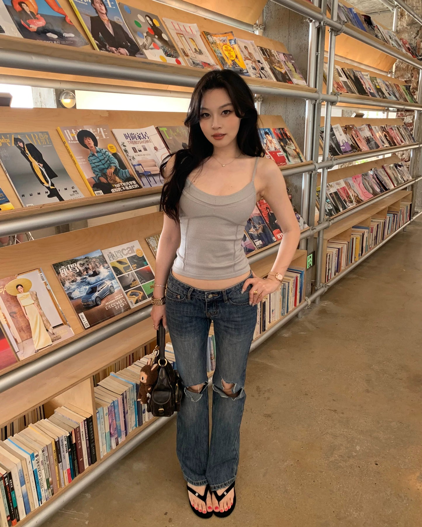 Elle | Shimmer Knit Cami Top
