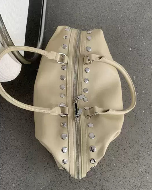 Elle | Studded Oversized Shoulder Bag