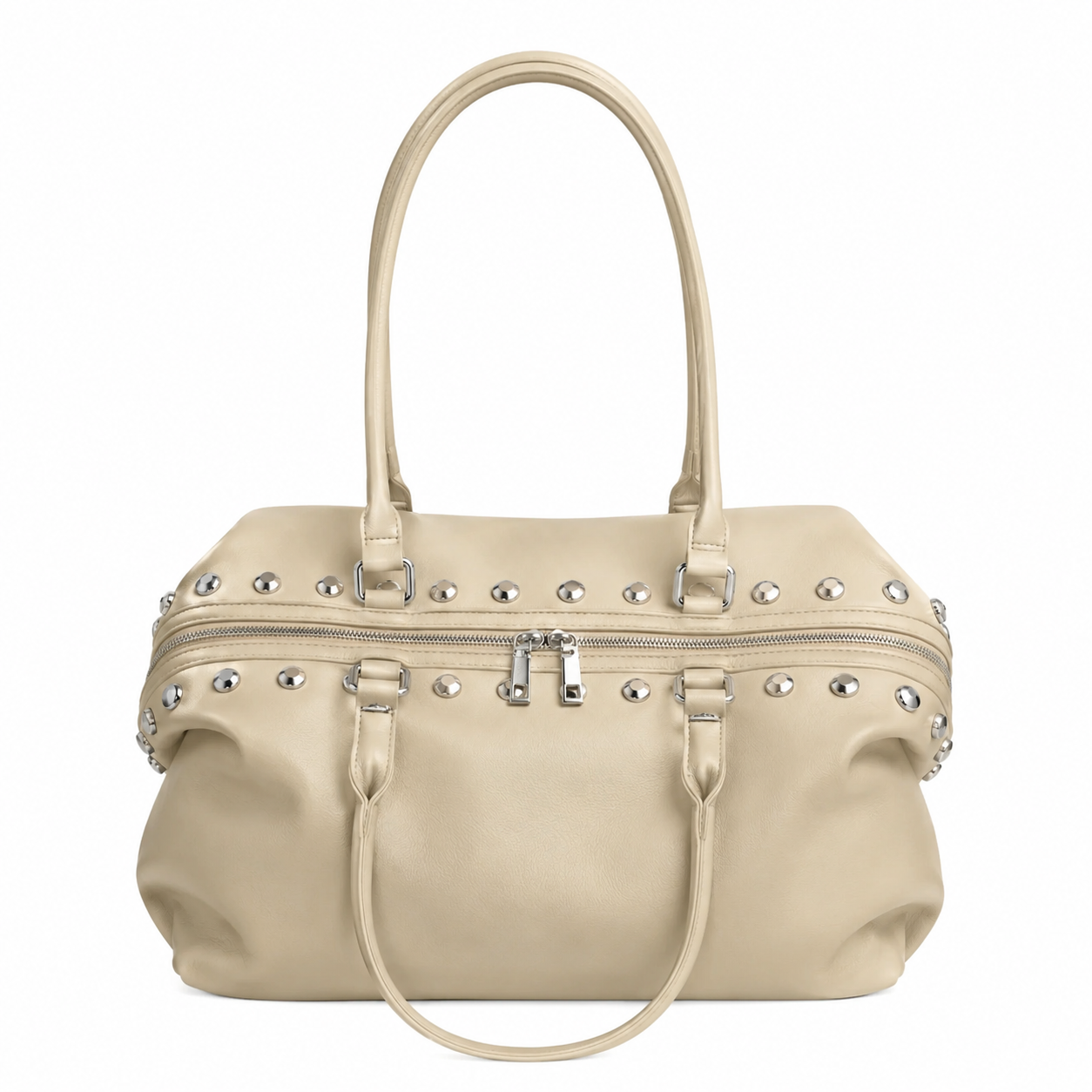 Elle | Studded Oversized Shoulder Bag