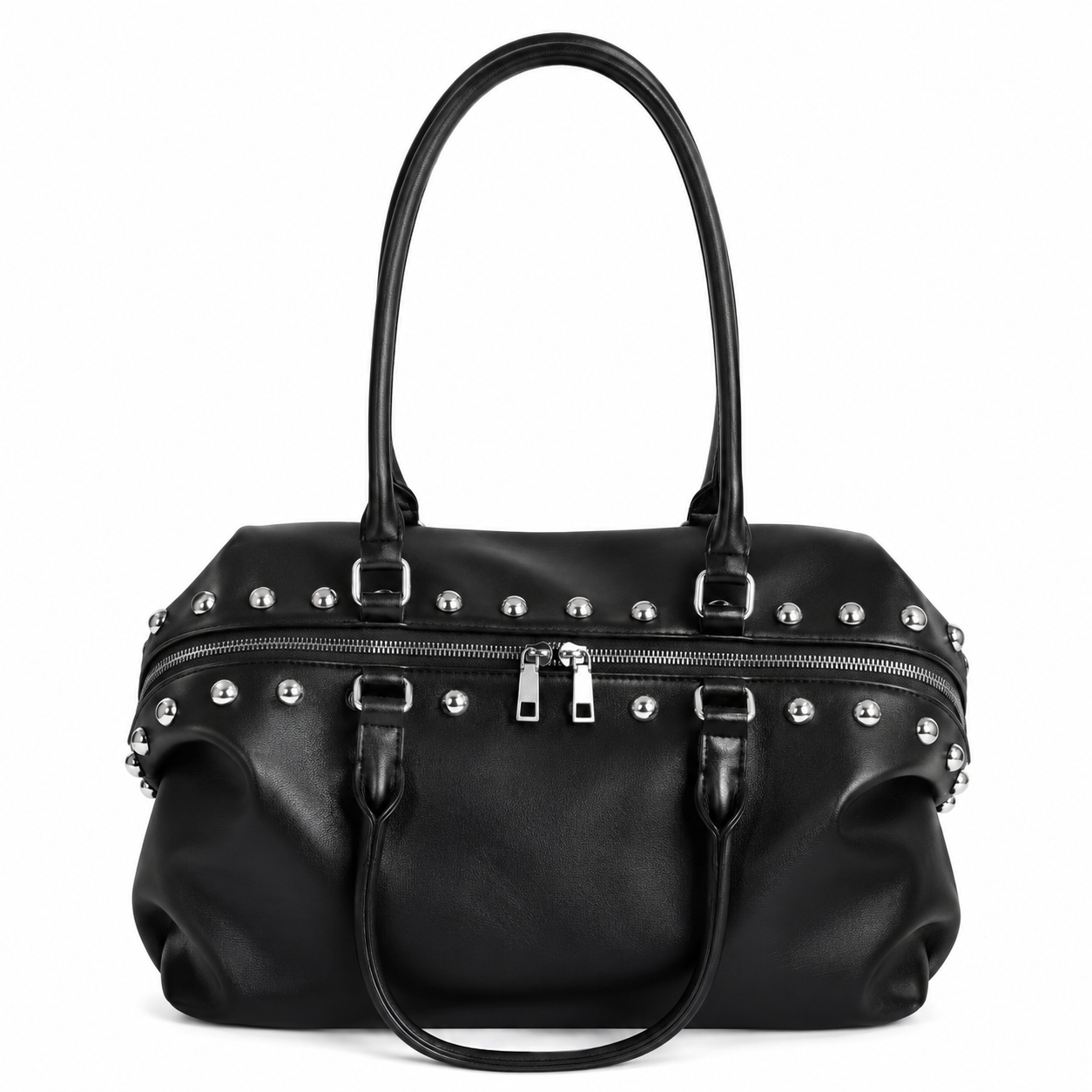 Elle | Studded Oversized Shoulder Bag