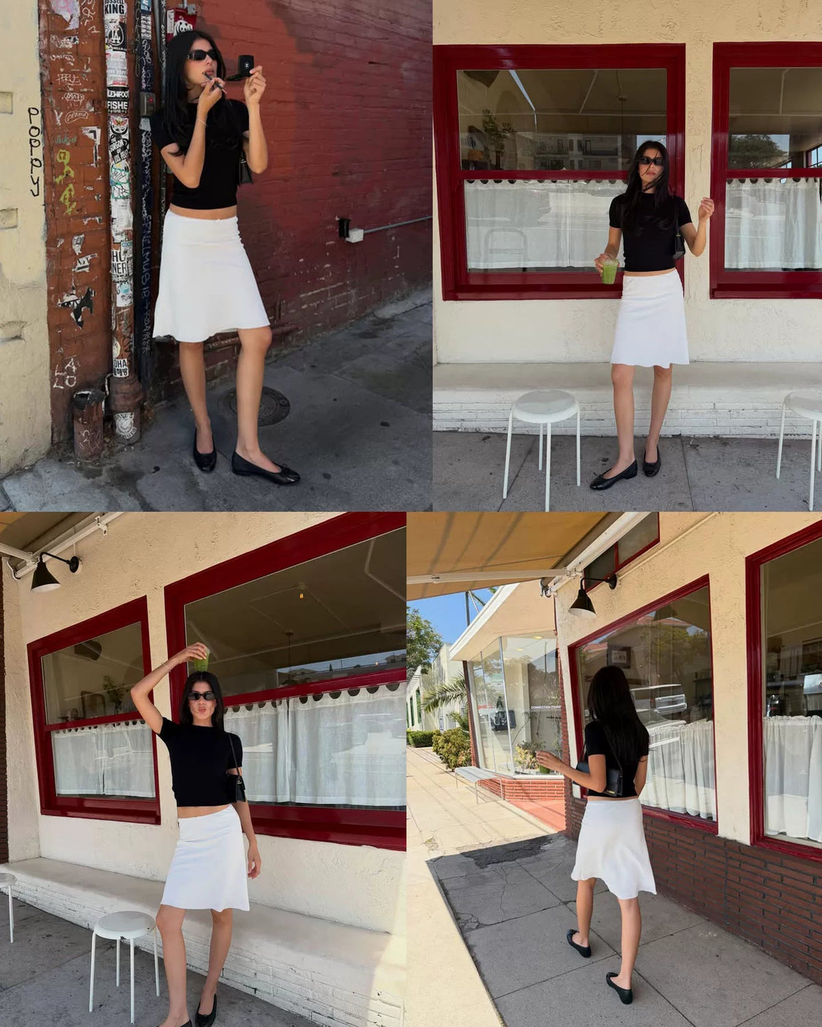 Éloise Low Rise Satin Midi Skirt