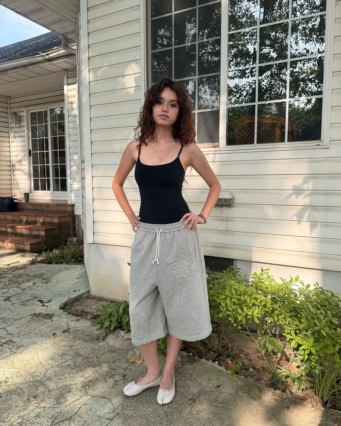 IMSORRY | Embroidered Lounge Shorts