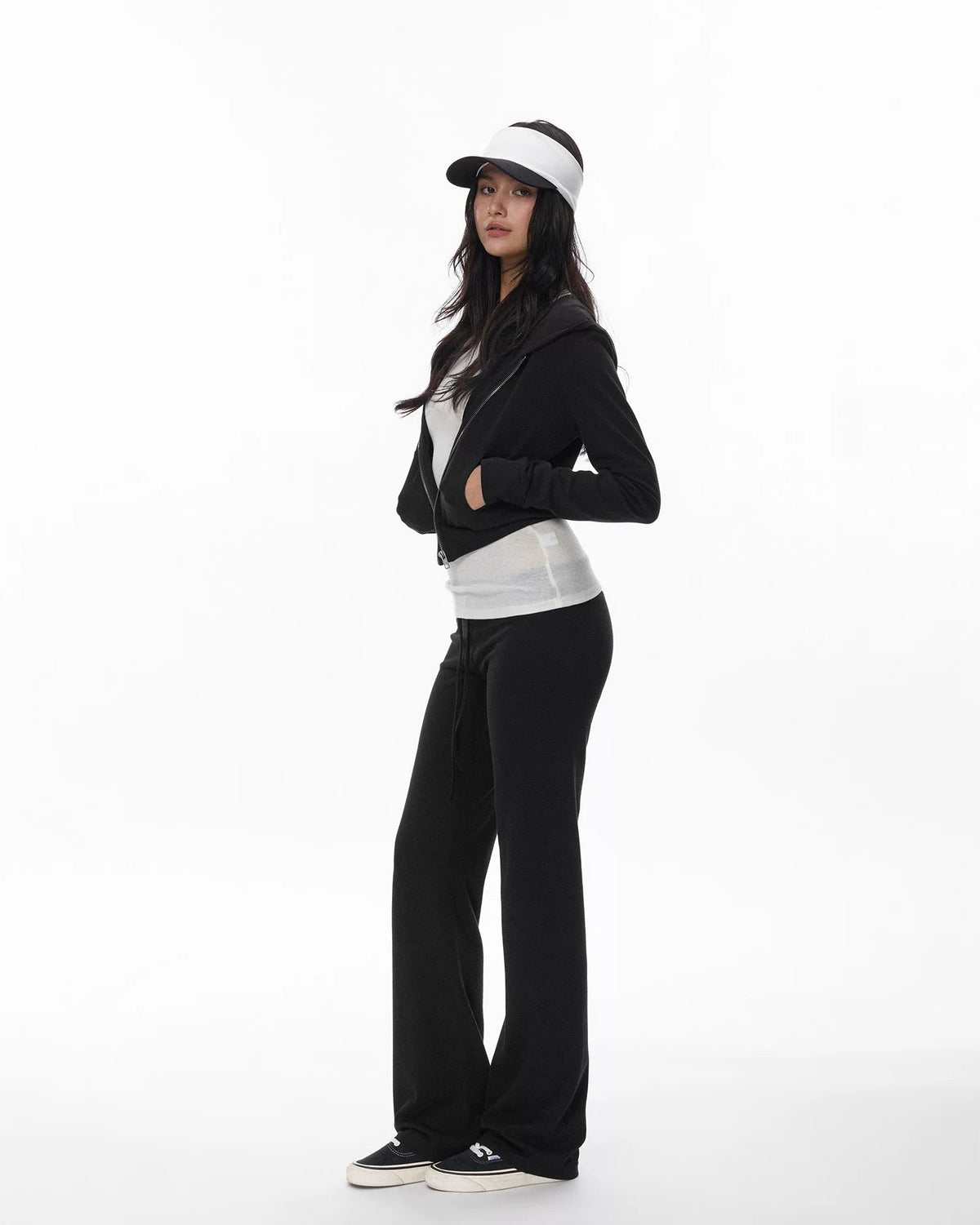Everyday | Cropped Zip-Up Hoodie