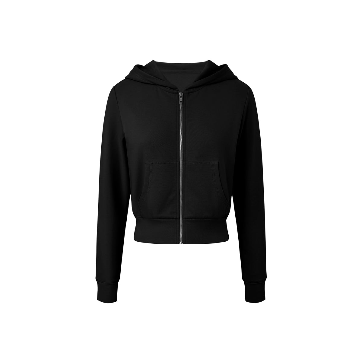 Everyday | Cropped Zip-Up Hoodie
