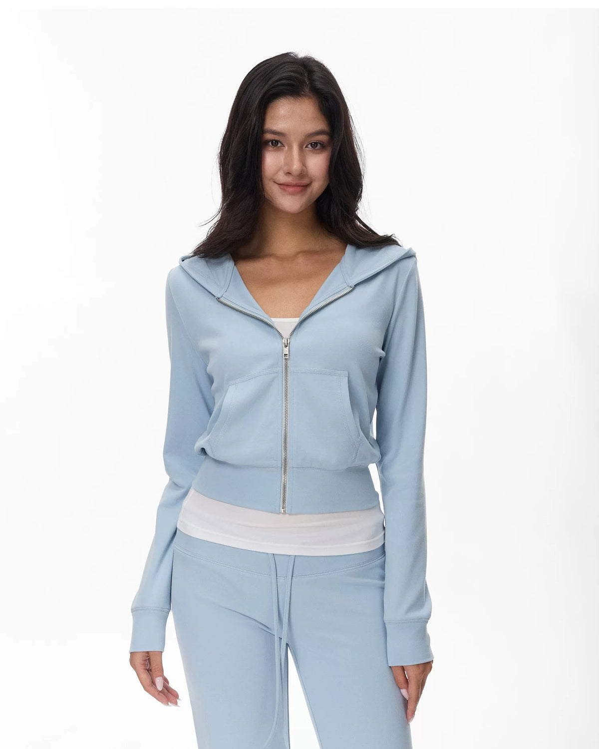 Everyday | Cropped Zip-Up Hoodie