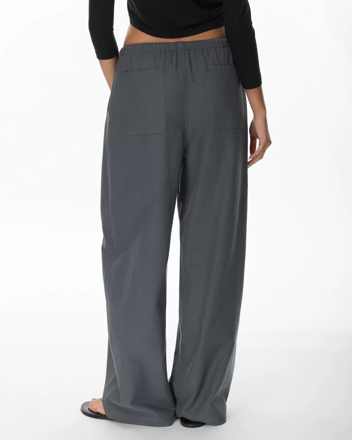 Everyday | Low-Rise Drawstring Barrel-Leg Pants