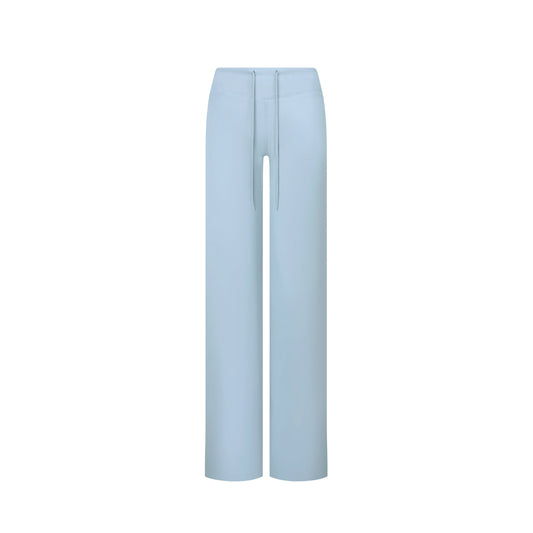 Everyday | Low-Rise Drawstring Straight-Leg Knit Sweatpants