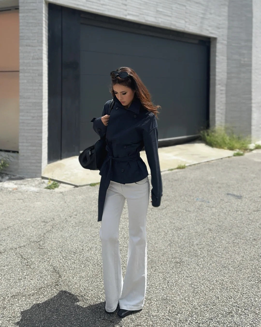 Everyday | Sloane Kurz-Trenchjacke mit Gürtel