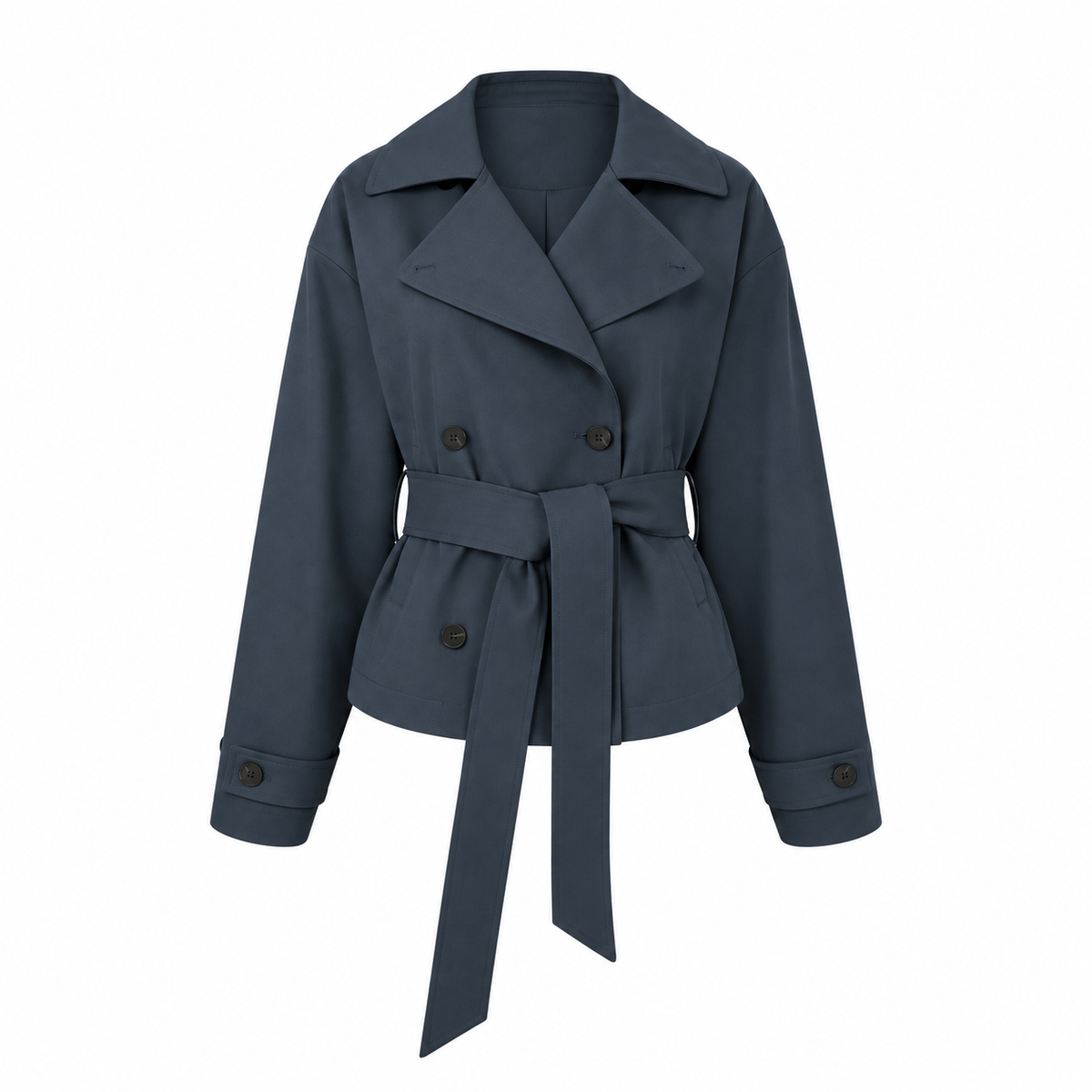 Everyday | Sloane Belted Cropped Trench Jacket