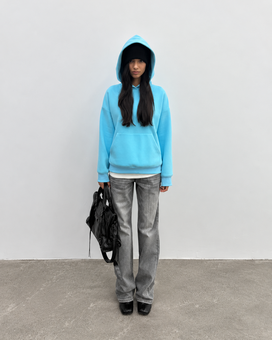 Fleece-Lined Oversized Hoodie