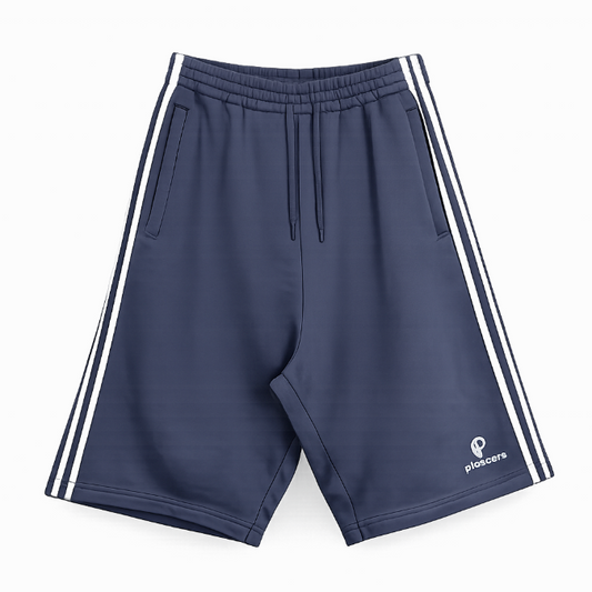 Elle | Four-Stripe Capri Shorts