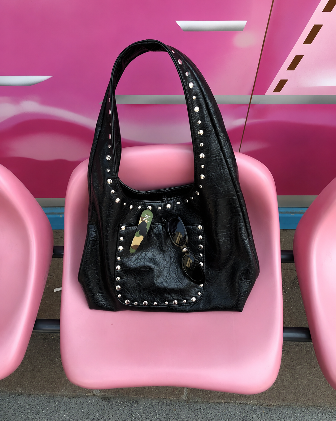 Elle | Franca Studded Shoulder Bag