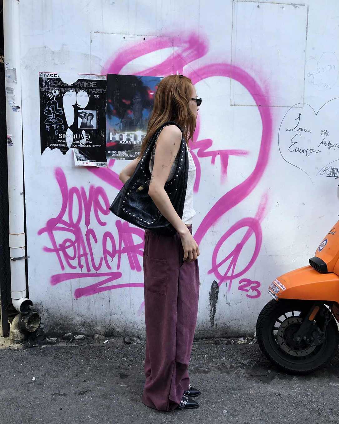 Elle | Franca Studded Shoulder Bag