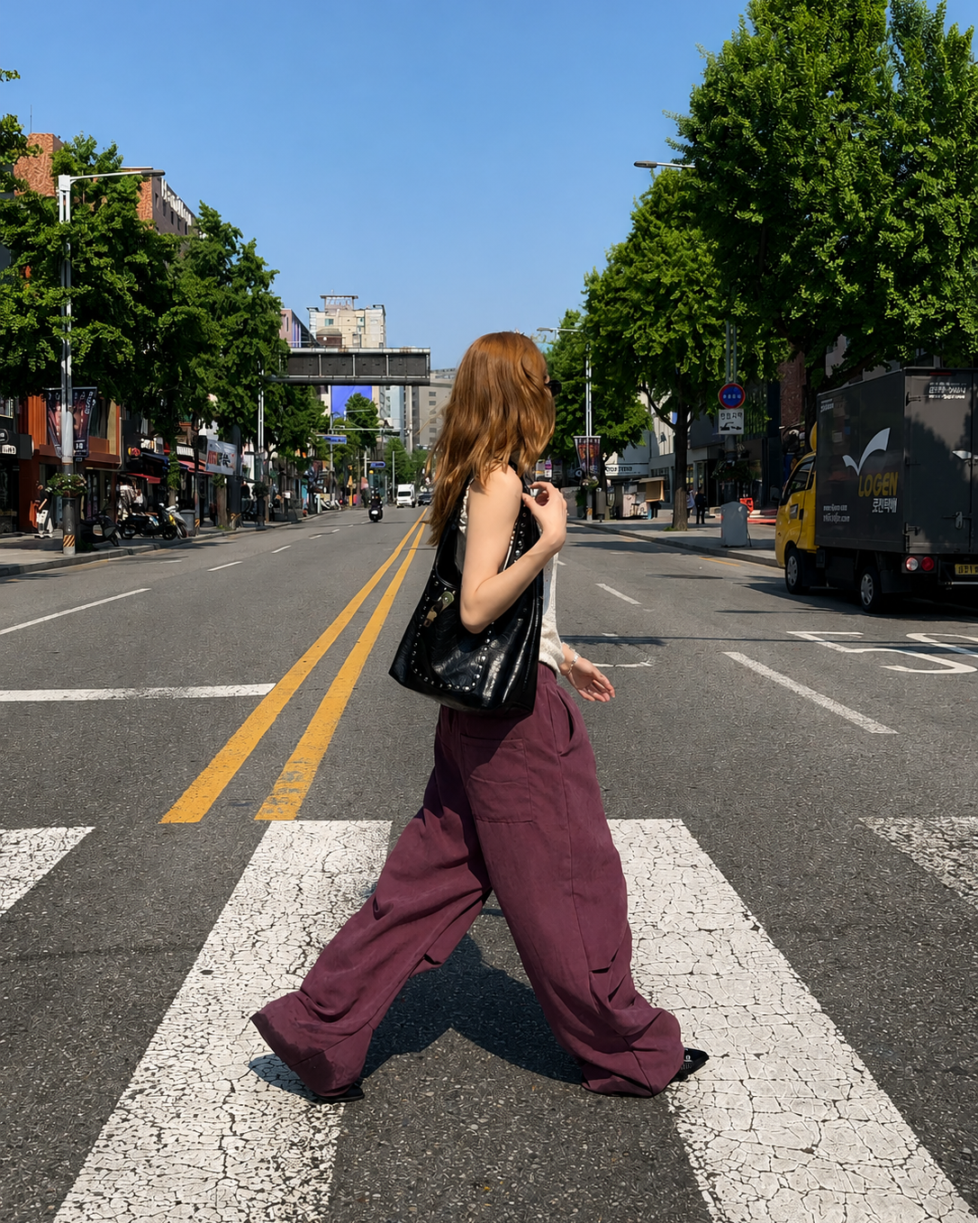 Elle | Franca Studded Shoulder Bag
