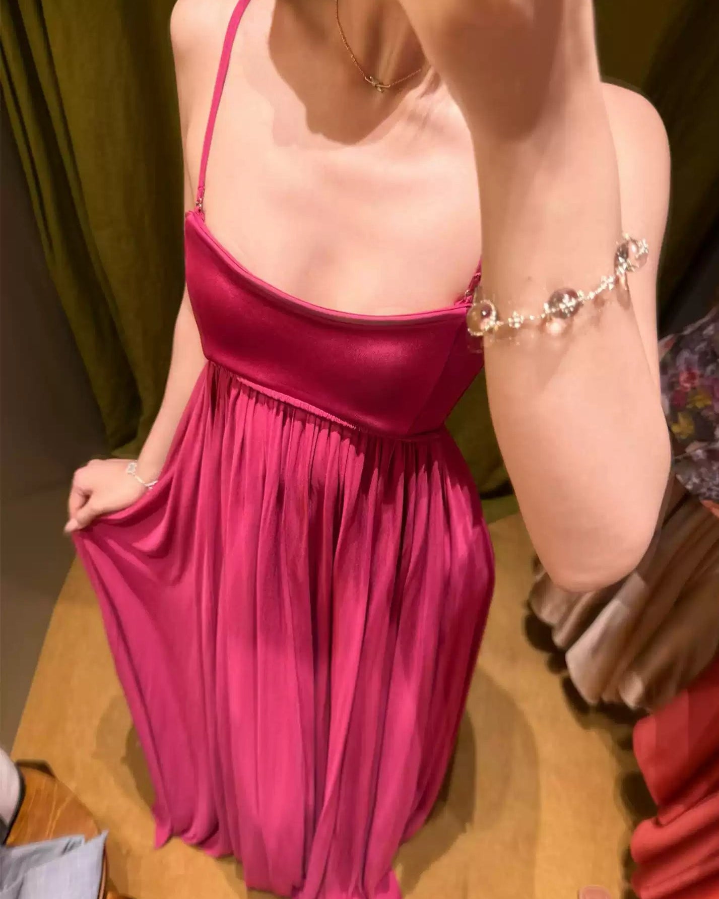Elle | French High-Waist Maxi Slip Dress