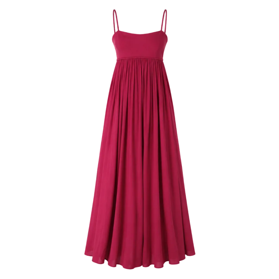 Elle | French High-Waist Maxi Slip Dress