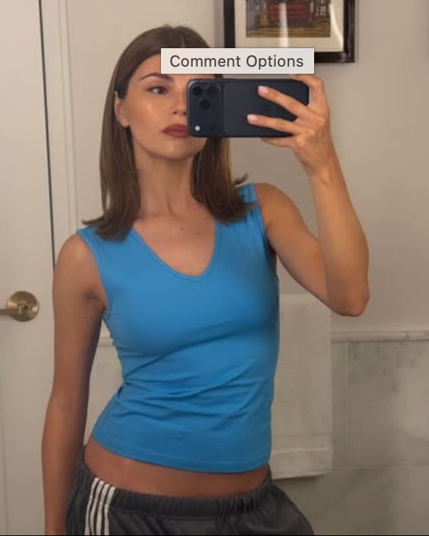 Elle | French Riviera Cotton Tank