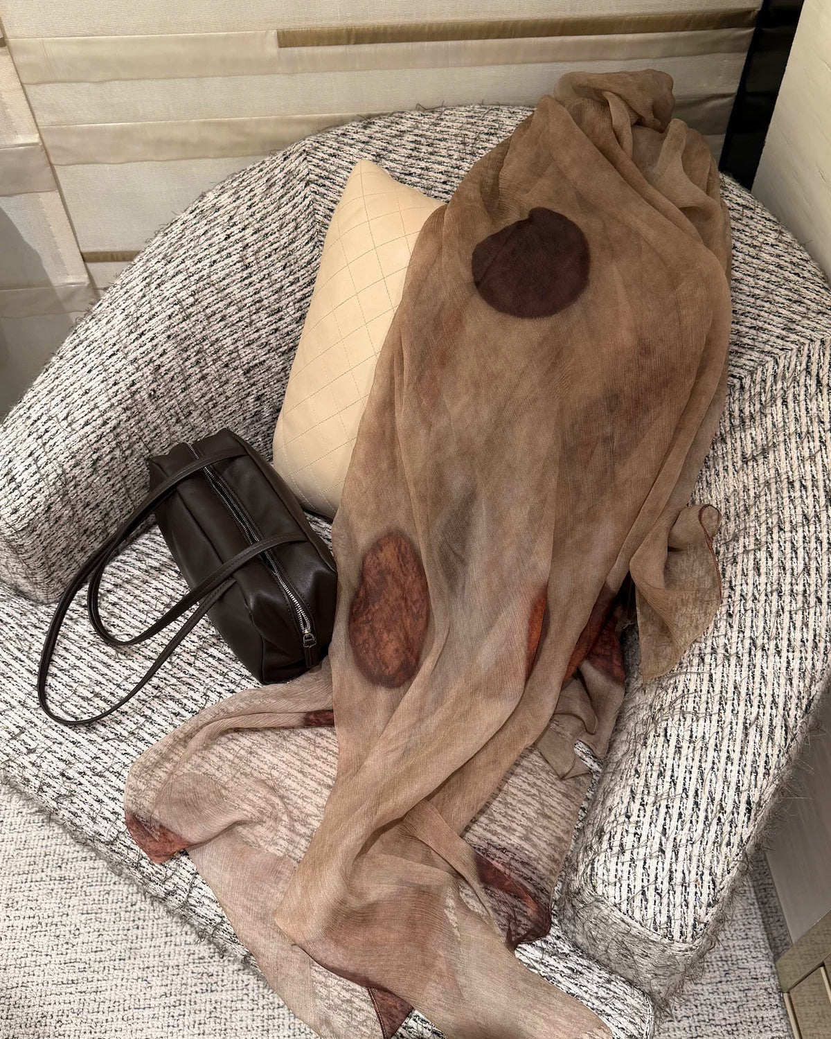 Astra Genuine Lambskin Leather Bowling Bag