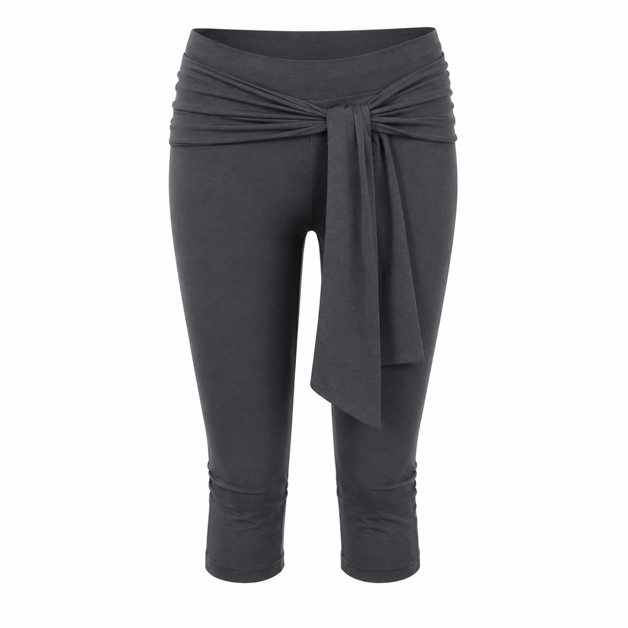 Gymwear | Modal Tie-Waist Capri Leggings