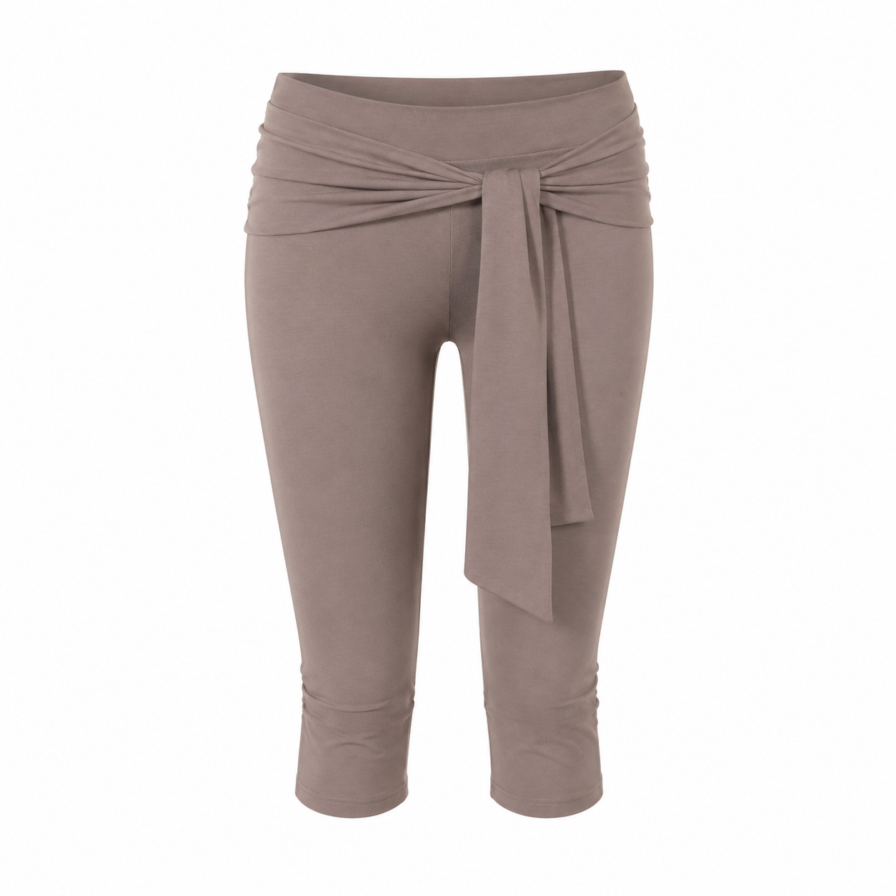 Gymwear | Modal Tie-Waist Capri Leggings