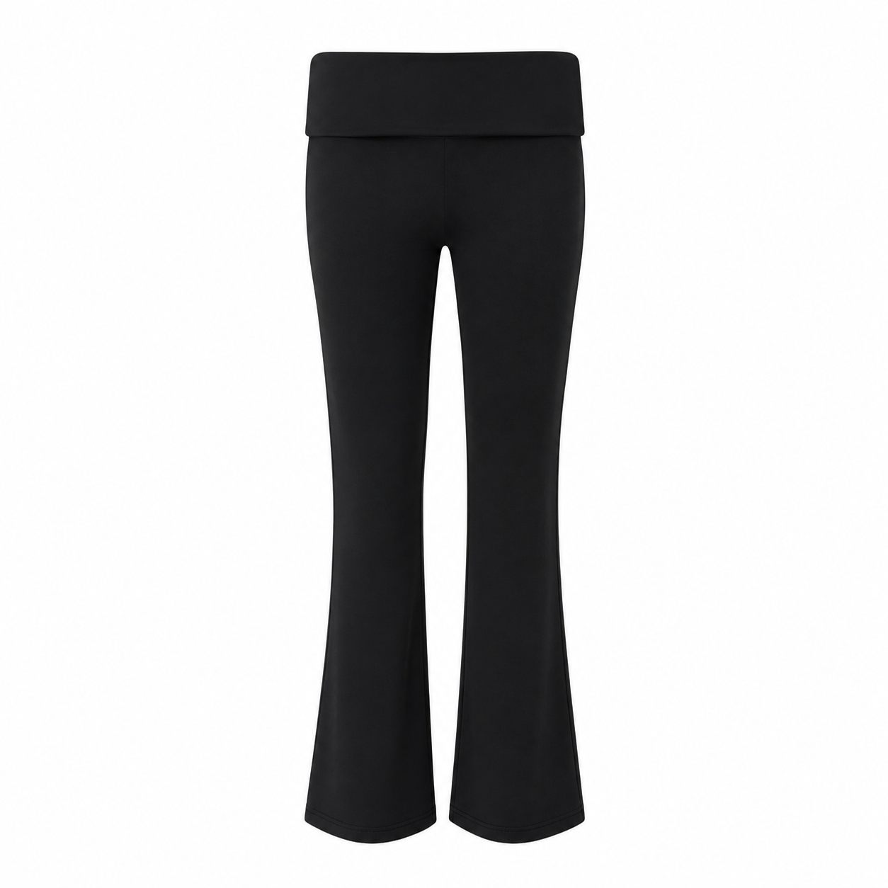 Gymwithelle | Foldover Flare Yoga Pants