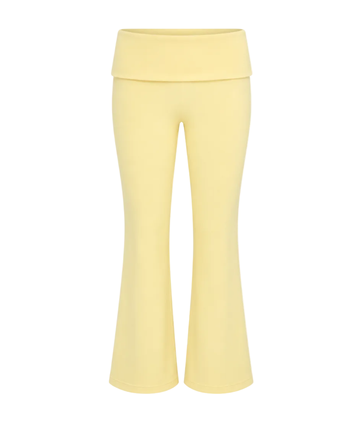 Gymwear | Foldover Flare Capri Yoga Pants