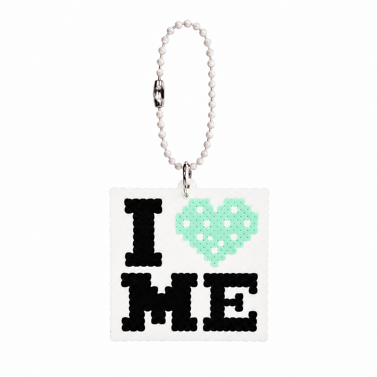 Elle Handmade | I ❤️ ME Handmade Pixel Bead Bag Charm