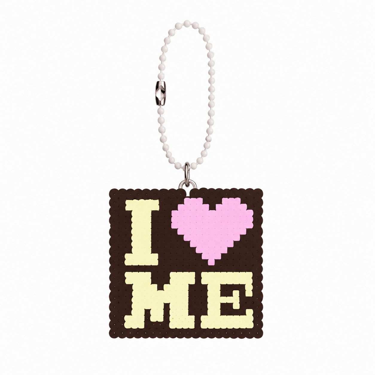 Elle Handmade | I ❤️ ME Handmade Pixel Bead Bag Charm