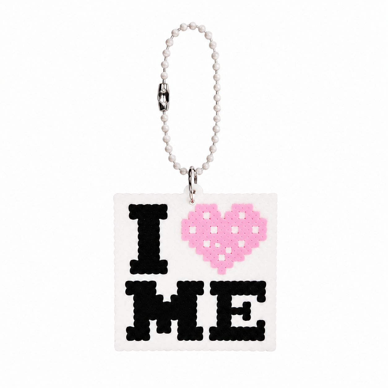 Elle Handmade | I ❤️ ME Handmade Pixel Bead Bag Charm