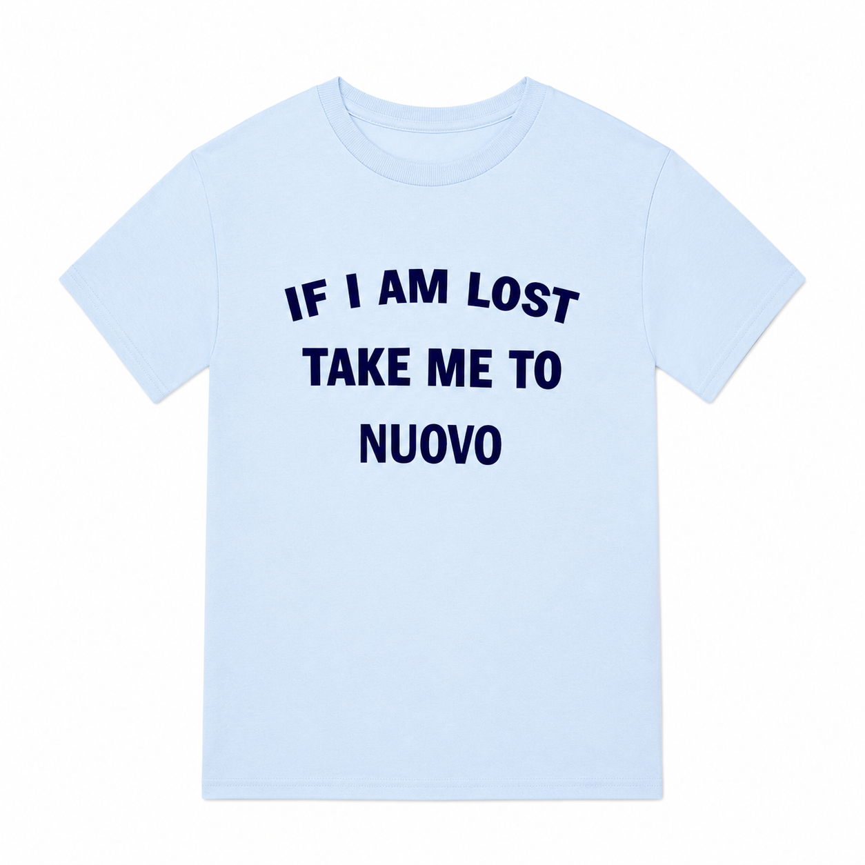 Elle | “If I’m Lost” Flocked Graphic Tee