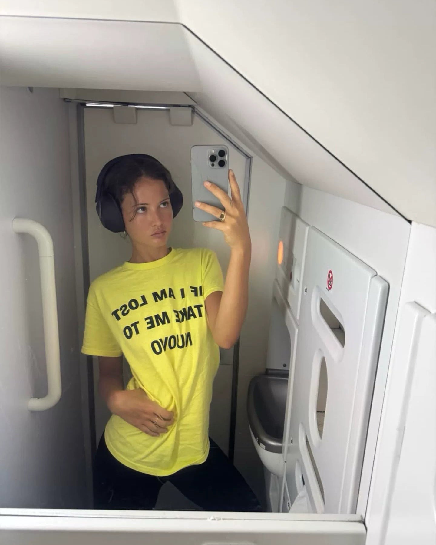 Elle | “If I’m Lost” Flocked Graphic Tee