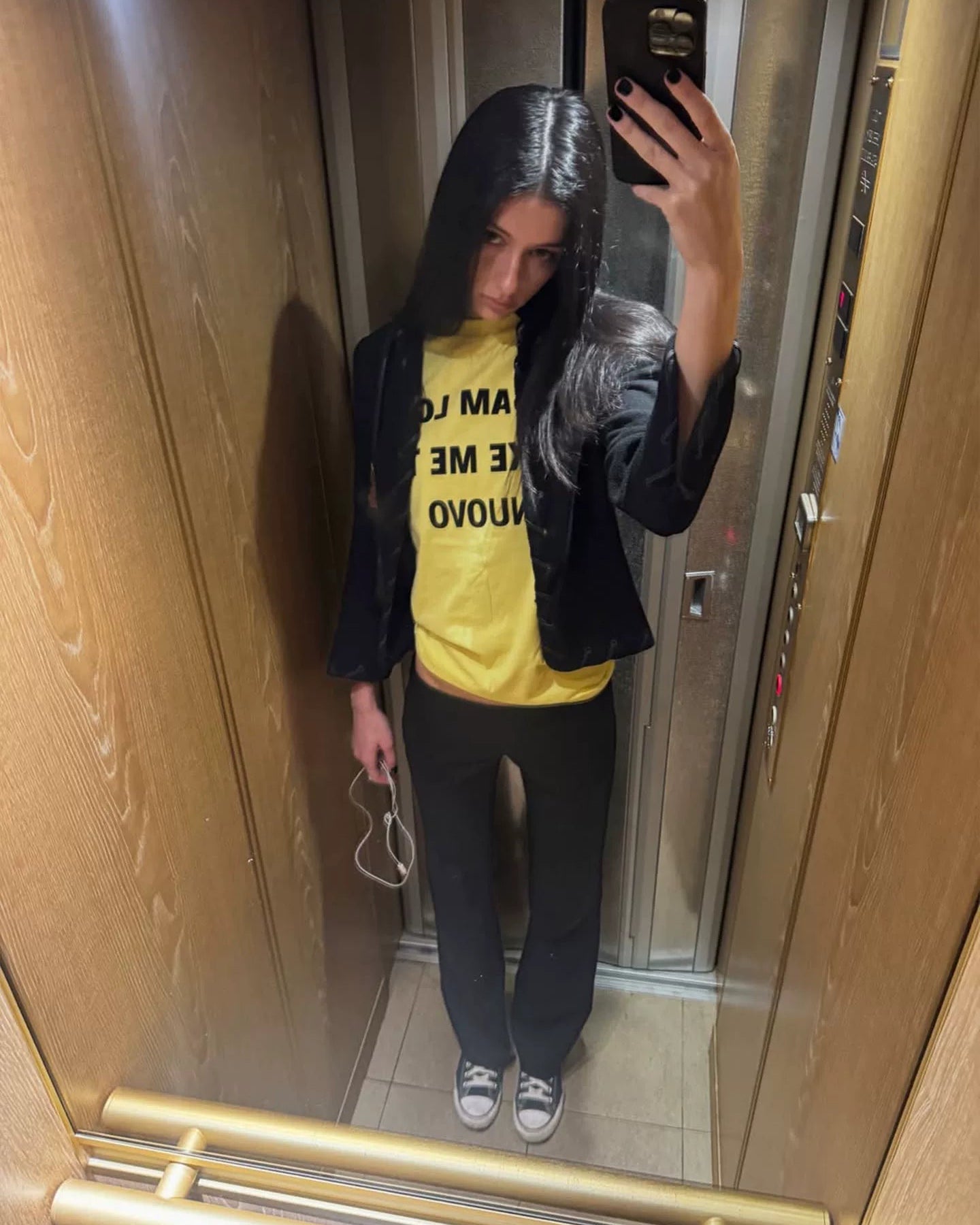 Elle | “If I’m Lost” Flocked Graphic Tee