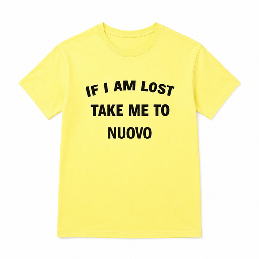 Elle | “If I’m Lost” Flocked Graphic Tee