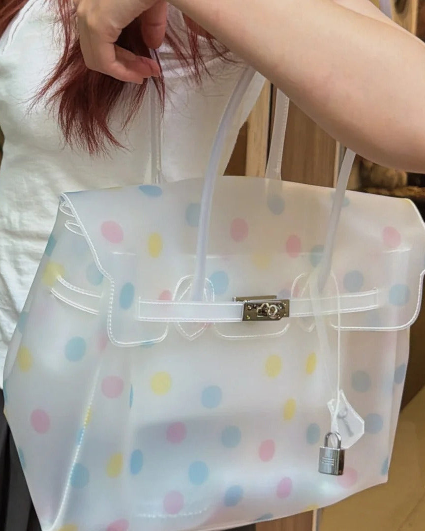 Elle | Jelly Firkin 35 Polka Dot Bag