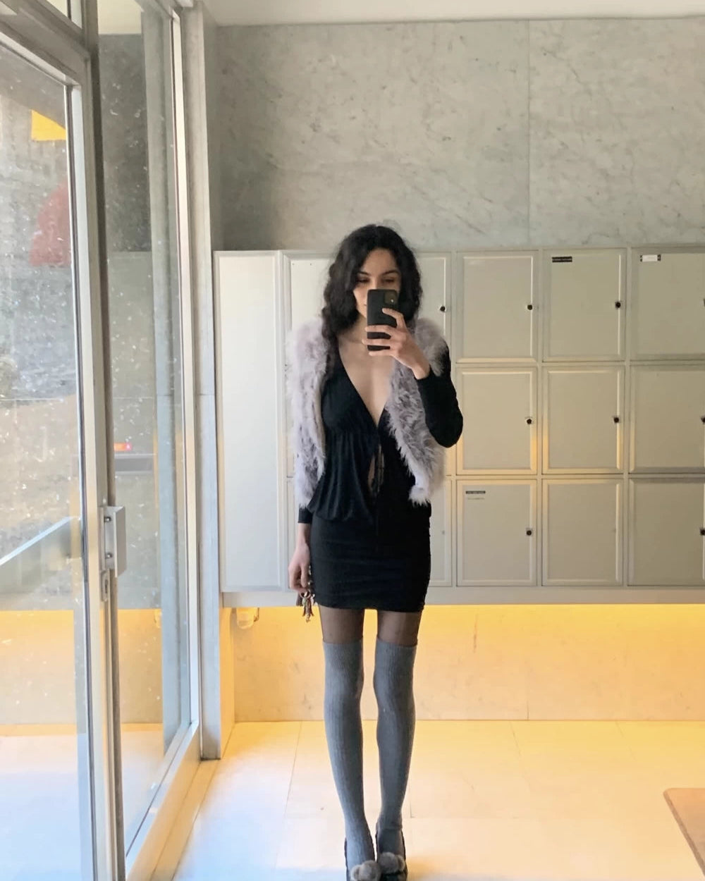 Elle | Lounge Tie Mini Dress